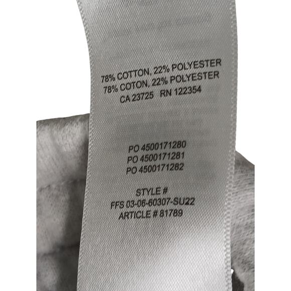 TNA Cozy Fleece Sweat Shorts XS Gray Elastic Waist Lounge Casual Athleisure - Picture 11 of 12